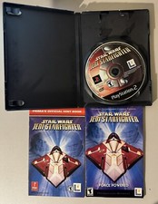 Star Wars Jedi Starfighter Sony Playstation 2 Tested Complete W/ Prima hint Book