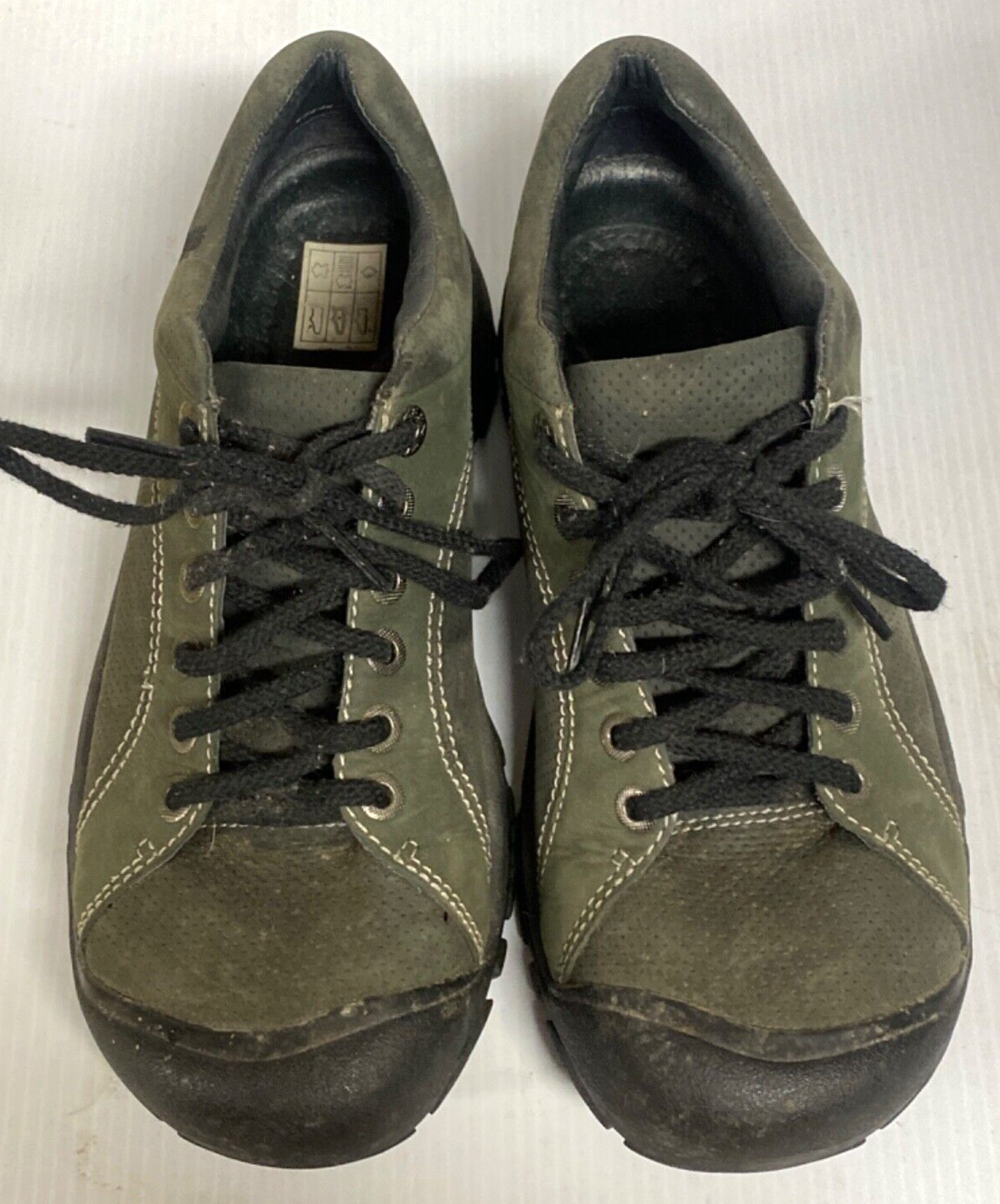 KEEN Sneakers da donna taglia 10 verdi e nere molto belle ece (FC112 1Q1394