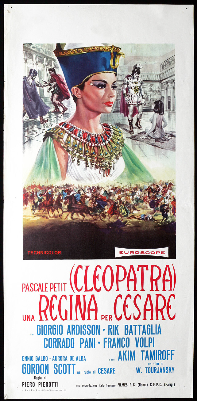 Locandina originale film Una regina per Cesare (1962) - Regia di Piero Pierotti, Viktor Turžanskij