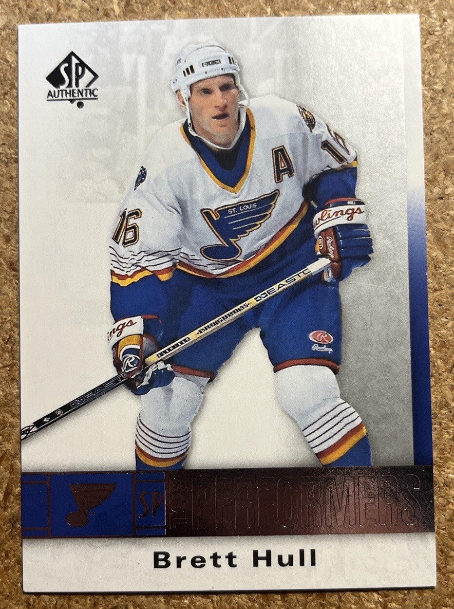 2020-21 Upper Deck SP Authentic Top Performers Brett Hull #TP-BH St Louis Blues