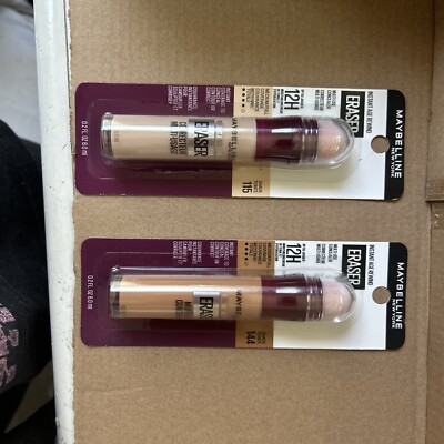Maybelline 2 Instant Age Rewind Eraser Concealer #115 & #144