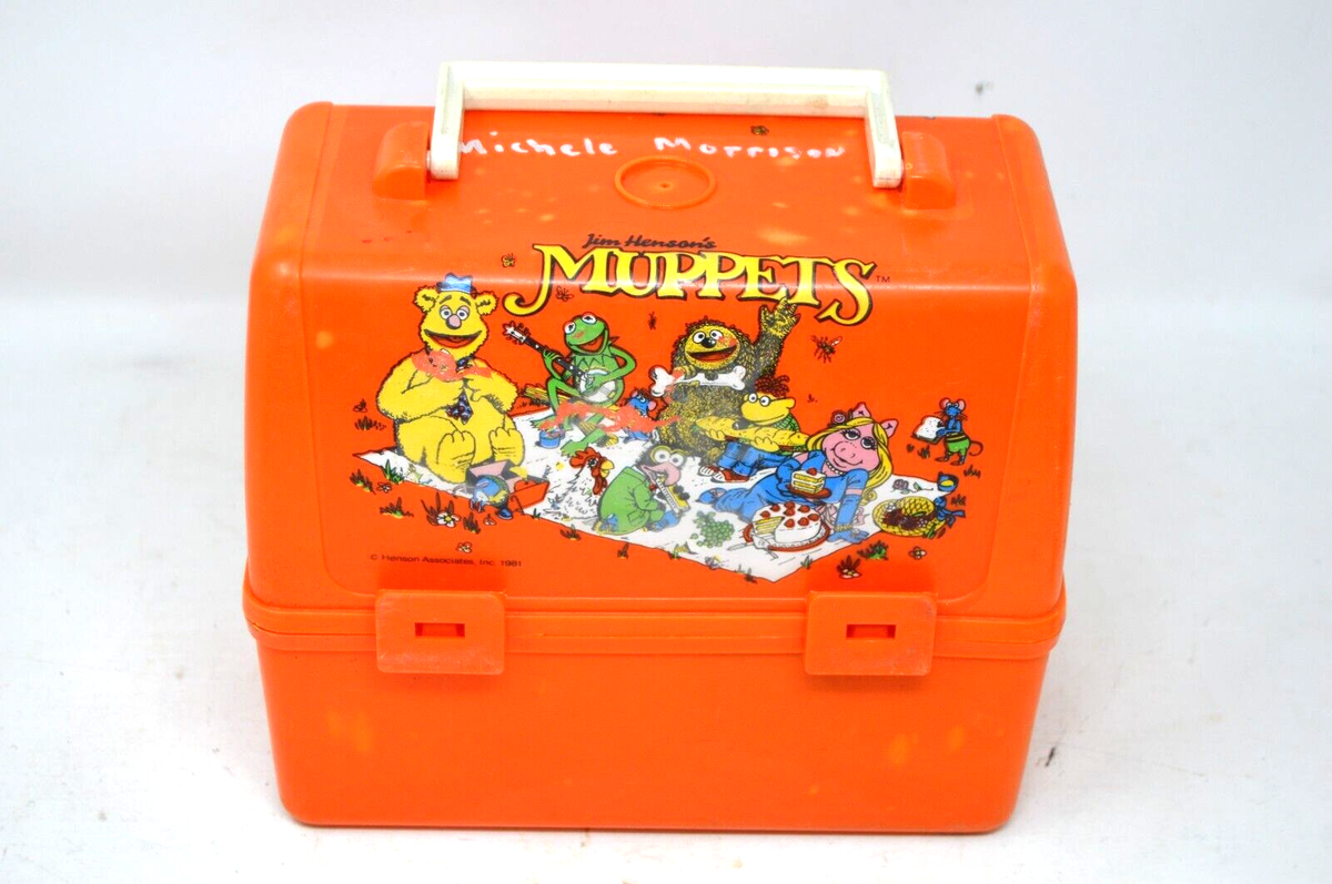 Jim Henson's Muppets Vintage 1981 Plastic Lunch Box & Thermos | eBay