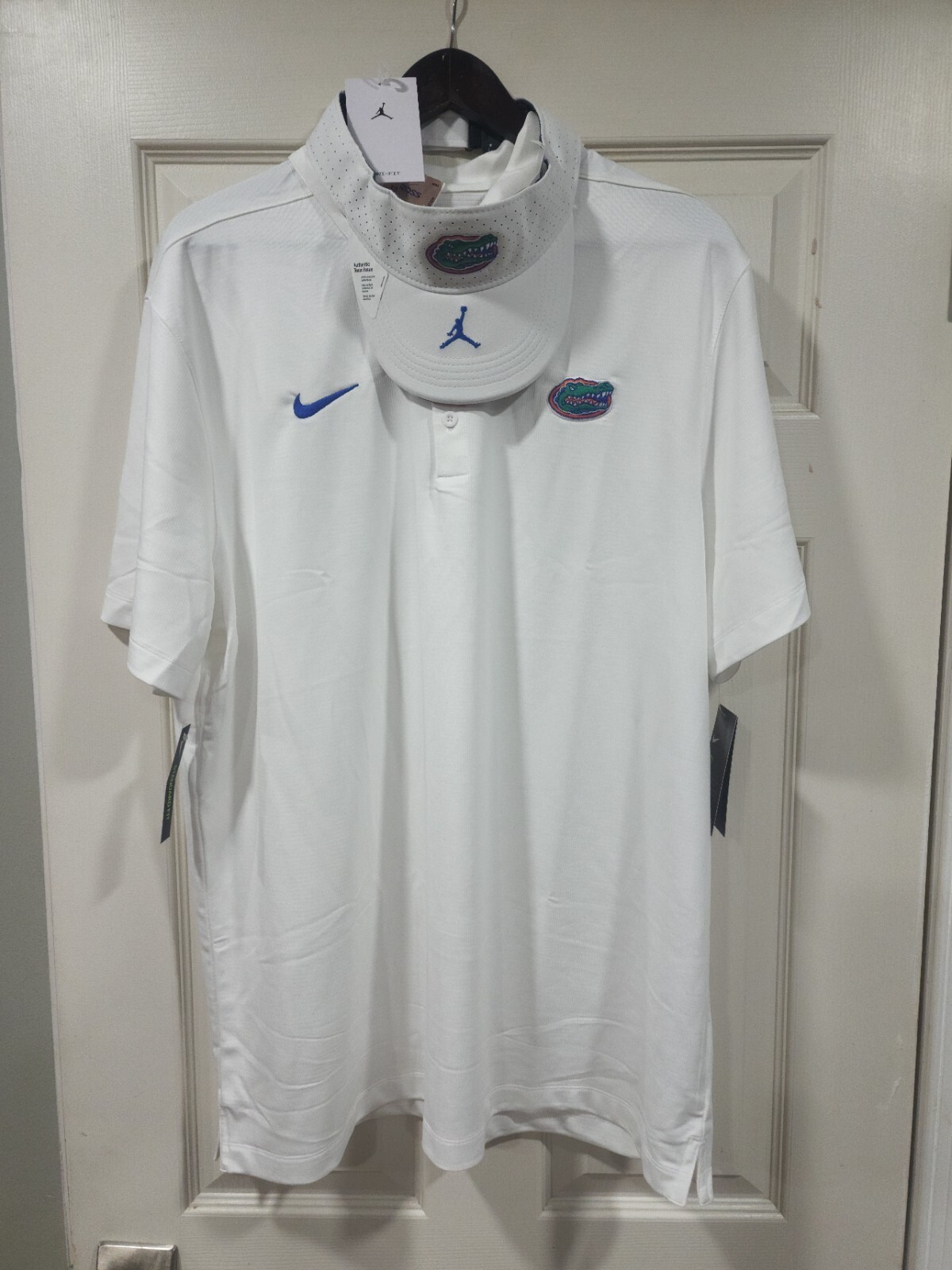 Nike Florida Gators Polo Shirt White CD5927-100 Mens SZ XL Nike Florida Gators Polo Shirt White CD5927-100 Mens SZ XL