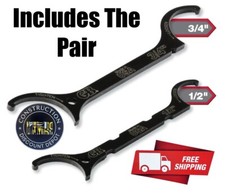 NEW GB Gardner Bender LNW-KIT 2PC Locknut Wrench Kit ½ & ¾ Inch Loosen / Tighten