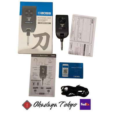 Boss KTN-GO Katana:GO Guitar / Bass Modeling Headphone Amplifier w  