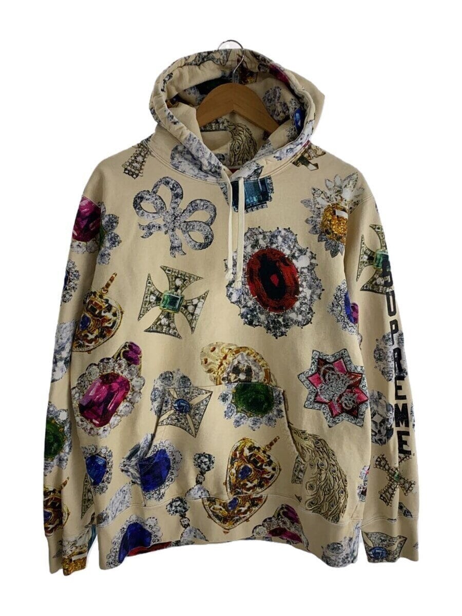 ALTRA Felpa con cappuccio Supreme 18aw Jewels L Hoodie WHT