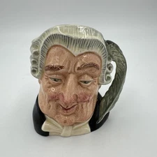 Royal Doulton Character Face Jug Toby Mug THE LAWYER Vtg 1958 Quill Handle D6504