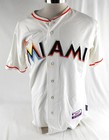 2012-18 Miami Marlins #13 Game Used White Jersey 44 764 — photo 1