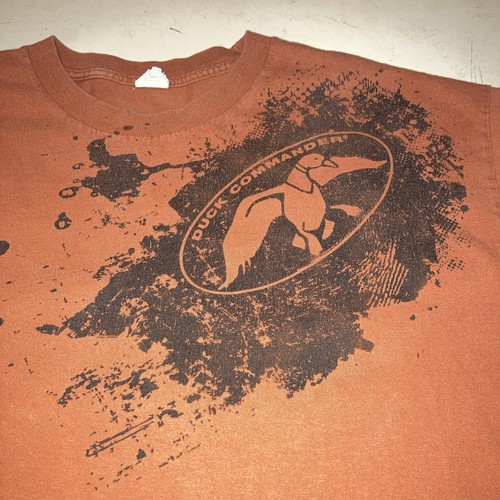 Duck Commander men’s T-shirt XL Duck logo short sleeve Rust color (565)  - Picture 1 of 3