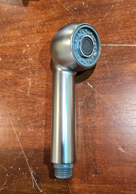 Hibbent Pull Out Sink Sprayer Head G1/2 or 13/16 Inch Thread Brushed Nickel
