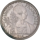 [#845895] Coin, FRENCH INDO-CHINA, Piastre, 1946, Paris, ESSAI, AU(55-58), Coppe