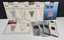Hanes Lot of 7 Pairs Pantyhose Stockings Size A-B In Box 4x Kneehighs