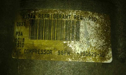 96FW19D629AD klimakompressor FORD KA CCQ BASICO 1996 144482