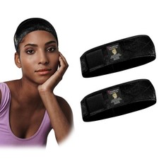 Dreamlover Non Slip Wig Grip Band for Hijab Half Wigs, Black Headband