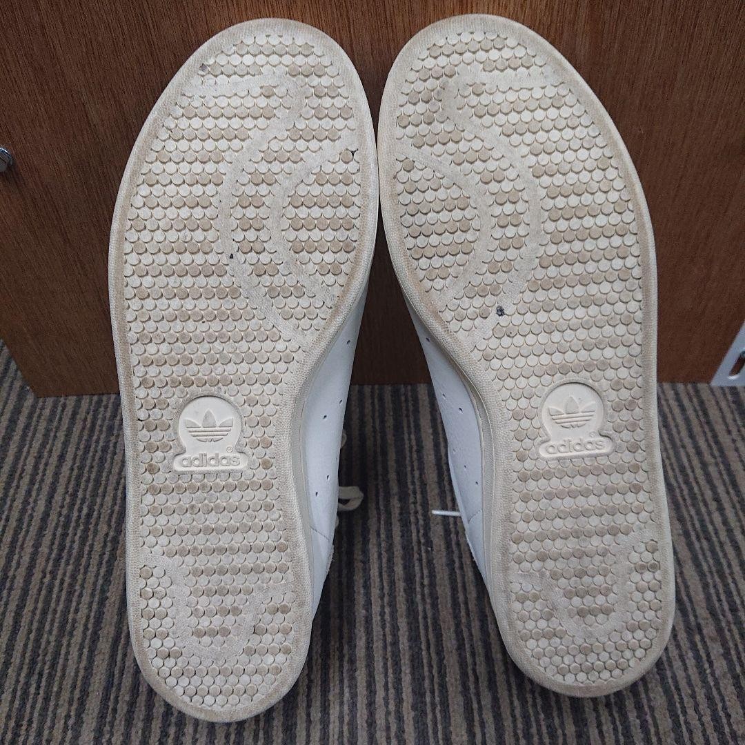 adidas Stan Smith White Leather Sneakers 30cm Used, No Box thumbnail 4