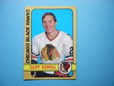 1972/73 O-PEE-CHEE NHL HOCKEY CARD #222 CLIFF KOROLL EX/NM SHARP!! 72/73 OPC