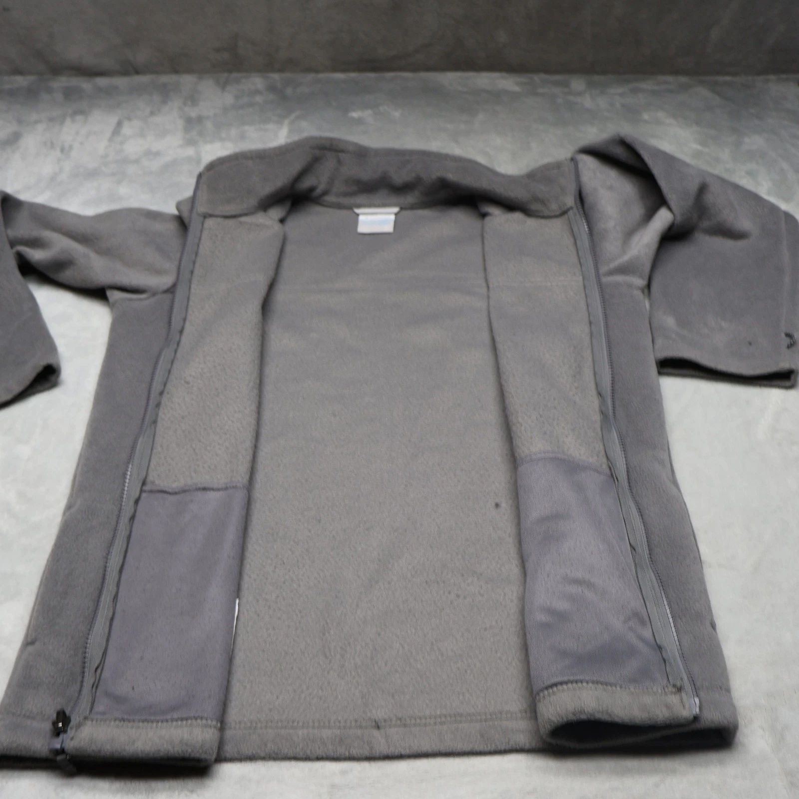 Columbia Jacket Boys Small Gray Bugaboo III Fleece Waterproof Full Zip Outdoor