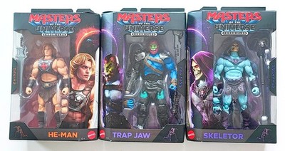 3x Masters of the Universe 2026 Movie Chronicles He-Man + Skeletor + Trap Jaw