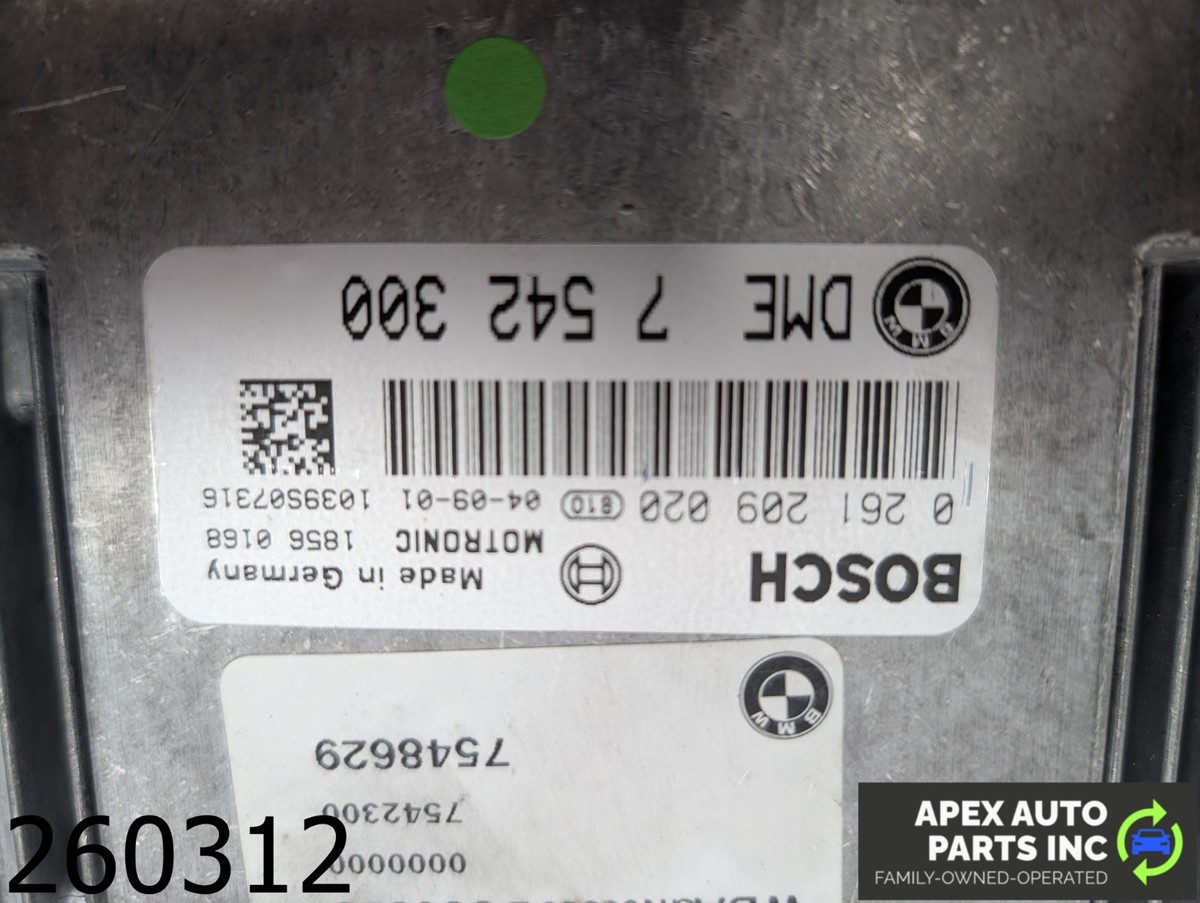 OEM 2005 BMW 745Li 4.4L Engine Control Module ECU DME | eBay