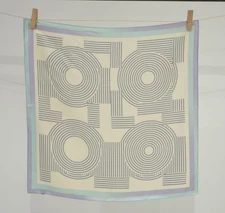 Pure 16 Momme Twill Silk Bandanna Shawl Wrap Scarf coil Print Square 26'' new