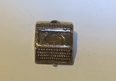 Typewriter Cracker Jack Gumball Prize Vtg Charm Eppy Metallic