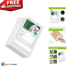 Microwave Safe 100 Pack Vacuum Sealing Bags 6"x10" - Food Freshness Guaranteed