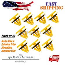 Pack of 10 Rocker Panel Molding Retainer Clip 11546635 Fits Chevy GMC Cadillac