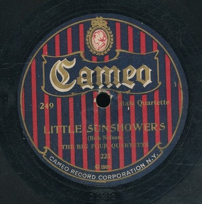 78tk-vocal Group-CAMEO 249-Big Four Quartette-(Little Sunshowers/Mary Dear)