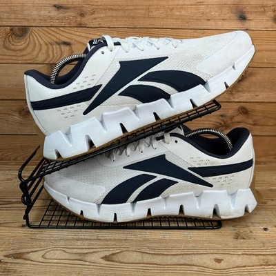 Reebok Turnschuhe Herren Größe UK 10 Zig Dynamica 2.0 CL weiß marineblau Crossfit Schuhe