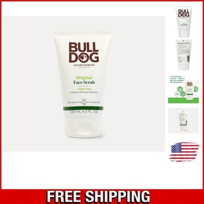 4.2oz Men's Face Scrub - Moisturizing & Soothing Aloe Vera & Green Tea Formula