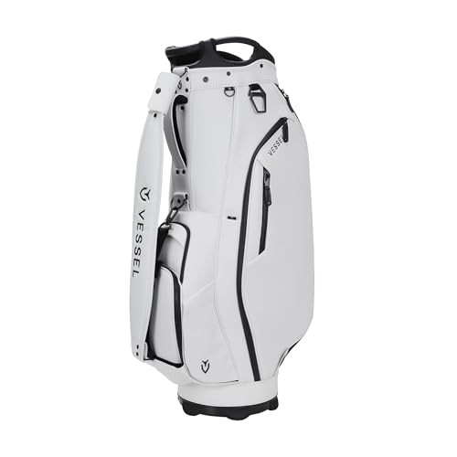 VESSEL Golf Staff Bags LUX 7 JP 2.0 White 9.0type 4.8kg 47-inch