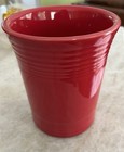 Fiestaware FIESTA Homer Laughlin SCARLET RED UTENSIL HOLDER  6 5/8"     NEW — photo 1