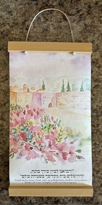 Noa Attias Jerusalem Hills Hanging Art Print