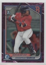 2024 Bowman Chrome Prospects Fuchsia Lunar Refractor /199 Johanfran Garcia 19fs