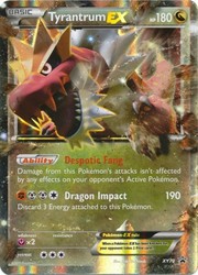 Tyrantrum EX XY70 XY Black Star Promo
