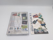 Earthworm Jim 2 (Sega Saturn gamesoft, 1996) Manual and Case back Only No Disc