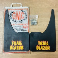 Vintage Gmc Auto Accessories Universal Mud Flaps Trail Blazer Retro Old Stock