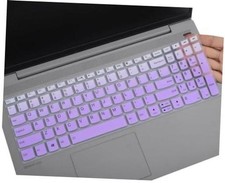 Keyboard Cover for Lenovo Yoga 7i 2-in-1 Laptop 16"/15.6", Ideapad Ombre Purple