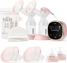 NCVI Electric Breast Pump 8782 with 4 Modes  9 Levels, Anti-Backflow, Portable