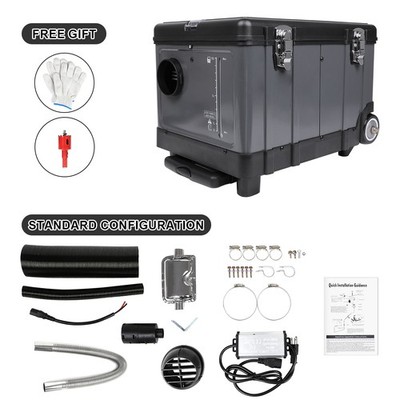 8KW 12V Diesel Air Heater W/ bluetooth & APP & 110V AC Adapter Truck Car RV Tent