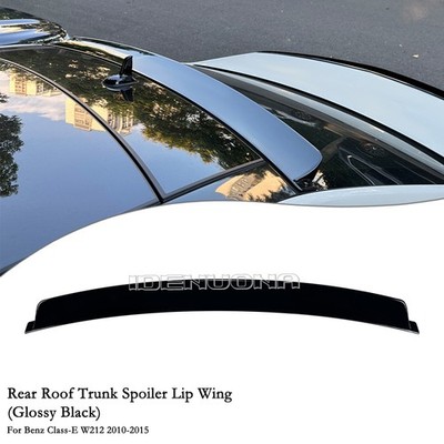 Car Gloss Black Rear Spoiler Lip Wing For Mercedes Benz E Class W212 10-15 11 12