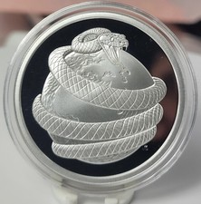 1oz 999 Fine Silver Proof Medallion No: 132 Of 230 Only Year Of The Snake 2025