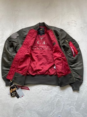 Alpha Industries MA-1 Neo Zeon Char Aznable Flight Jacket Military