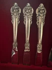 1 Wallace Sterling Silver Handle Grand Baroque Dinner Knife 9”