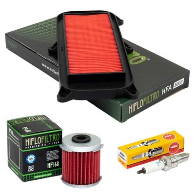 Zündkerze Set Ölfilter Luftfilter Wartung für Daelim Freewing 125 SQ125 2005-16