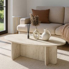 Couchtisch Luminous Beige Grau Granitoptik 120x60 cm