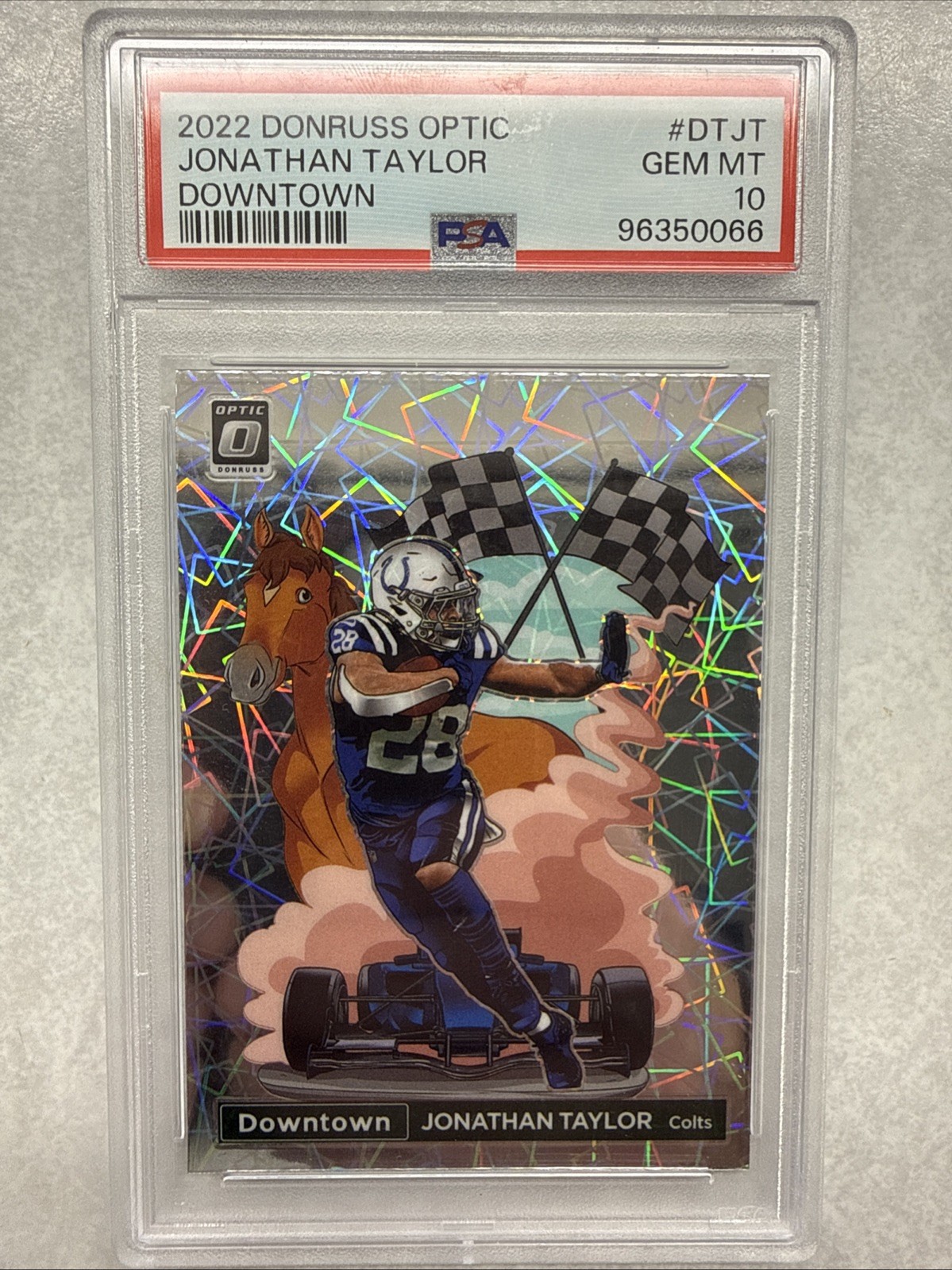 2022 Panini Donruss Optic - Downtown Jonathan Taylor #DT-16