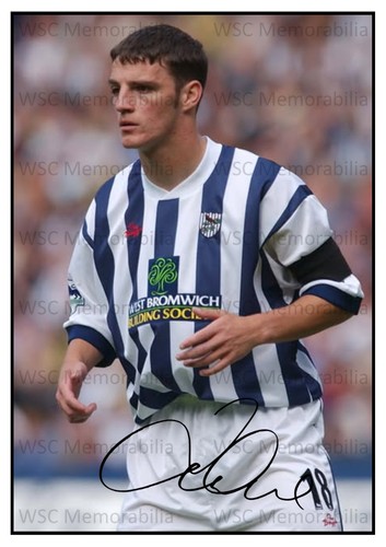 12163. Jason Koumas Signed Pictures (A4 Prints) West Brom Tranmere Wigan etc.