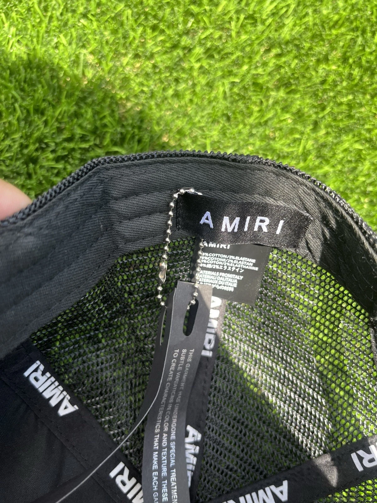 Cappello Camiri Uomo MA Logo Camionista Nero Nuovo Con Etichette