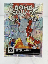 2022 Panini Donruss - Bomb Squad Bryce Harper #BS-9 Diamond Phillies